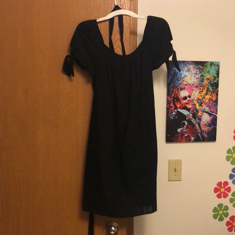 black dress